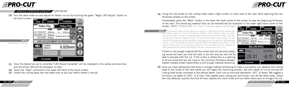 Pro-Cut PFM 9.2 User Manual | Page 32 / 46