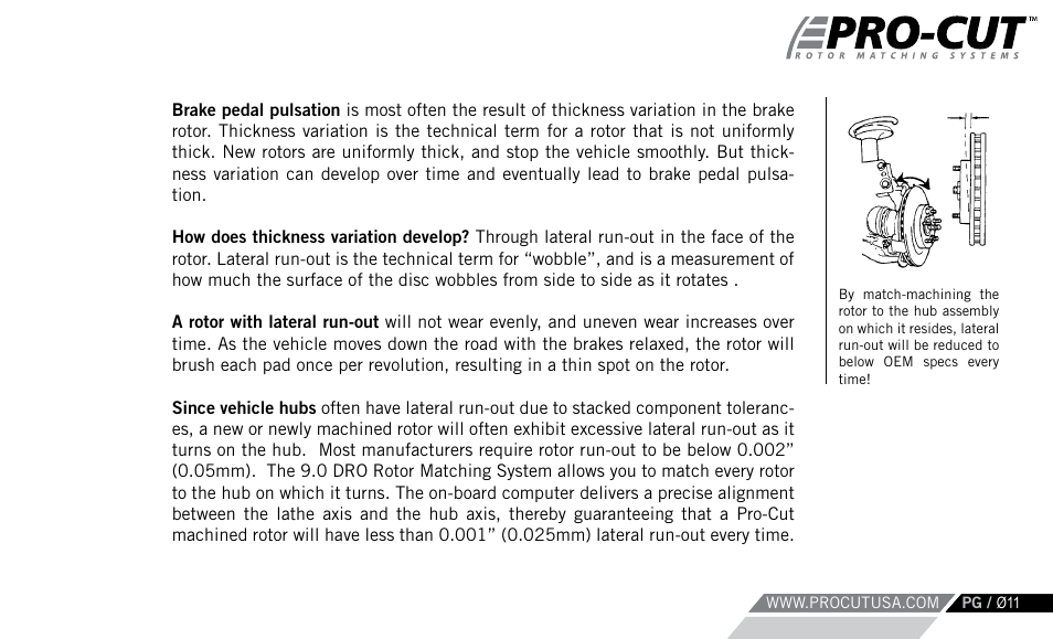 Pro-Cut PFM 9.0 User Manual | Page 11 / 52