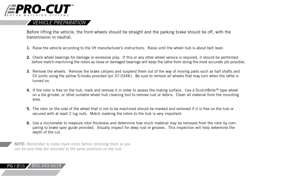 Pro-Cut PFM 9.0 User Manual | Page 16 / 52