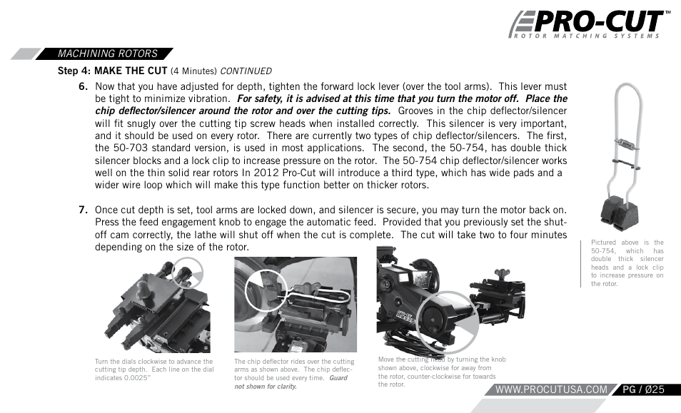 Pro-Cut PFM 9.0 User Manual | Page 25 / 52