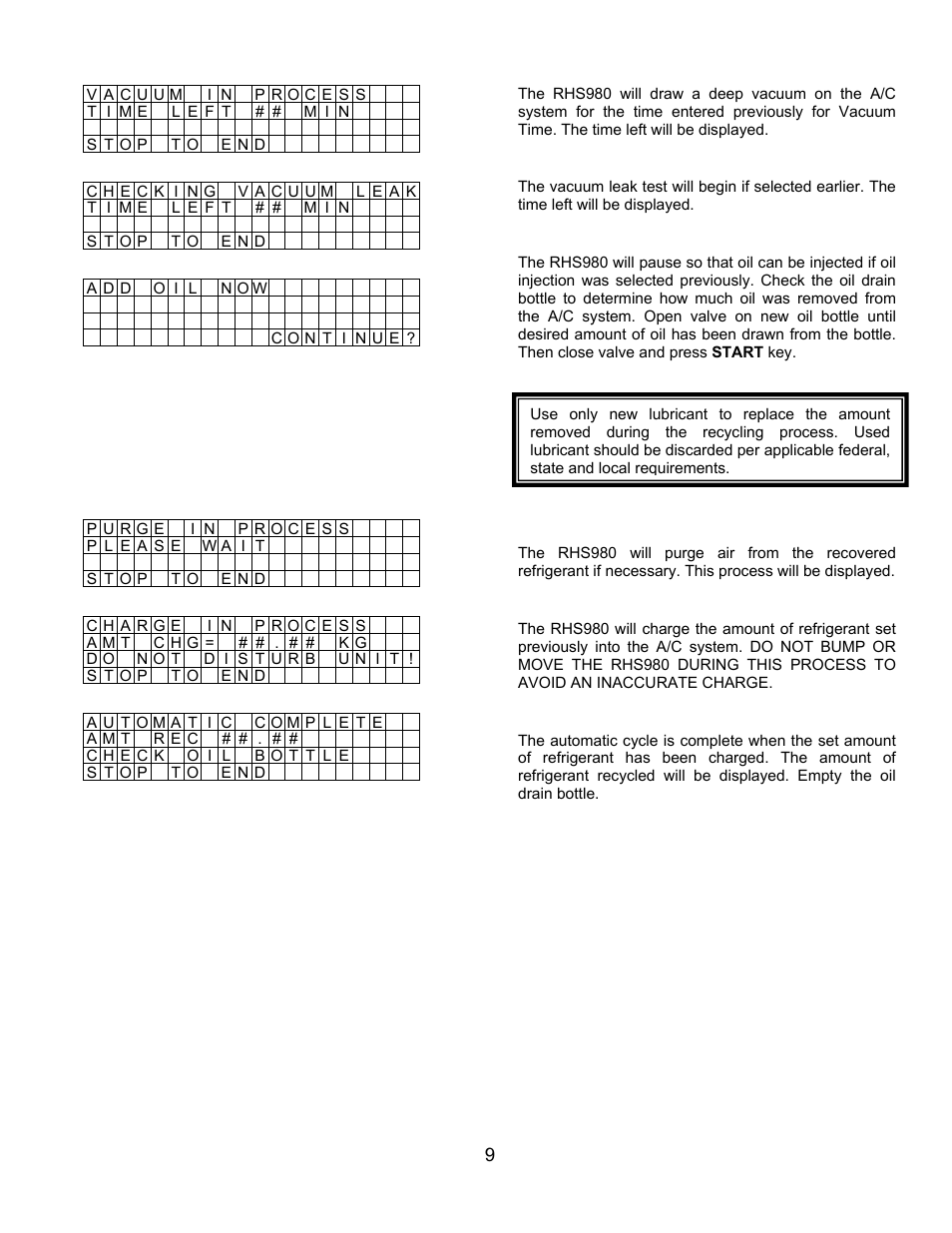 MAHLE RTI RHS980 User Manual | Page 10 / 17