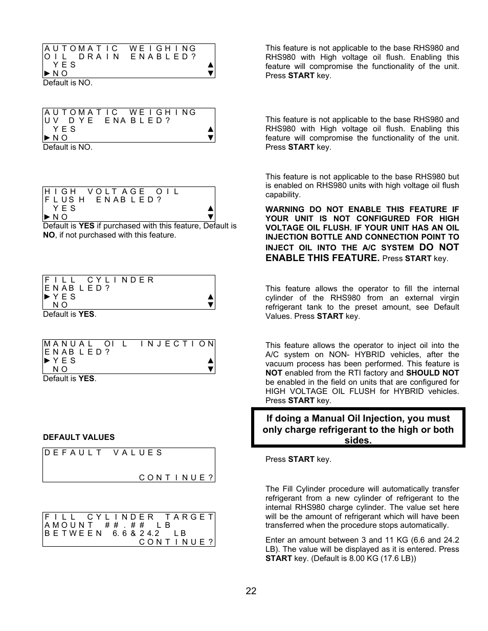 MAHLE RTI RHS980H User Manual | Page 23 / 41