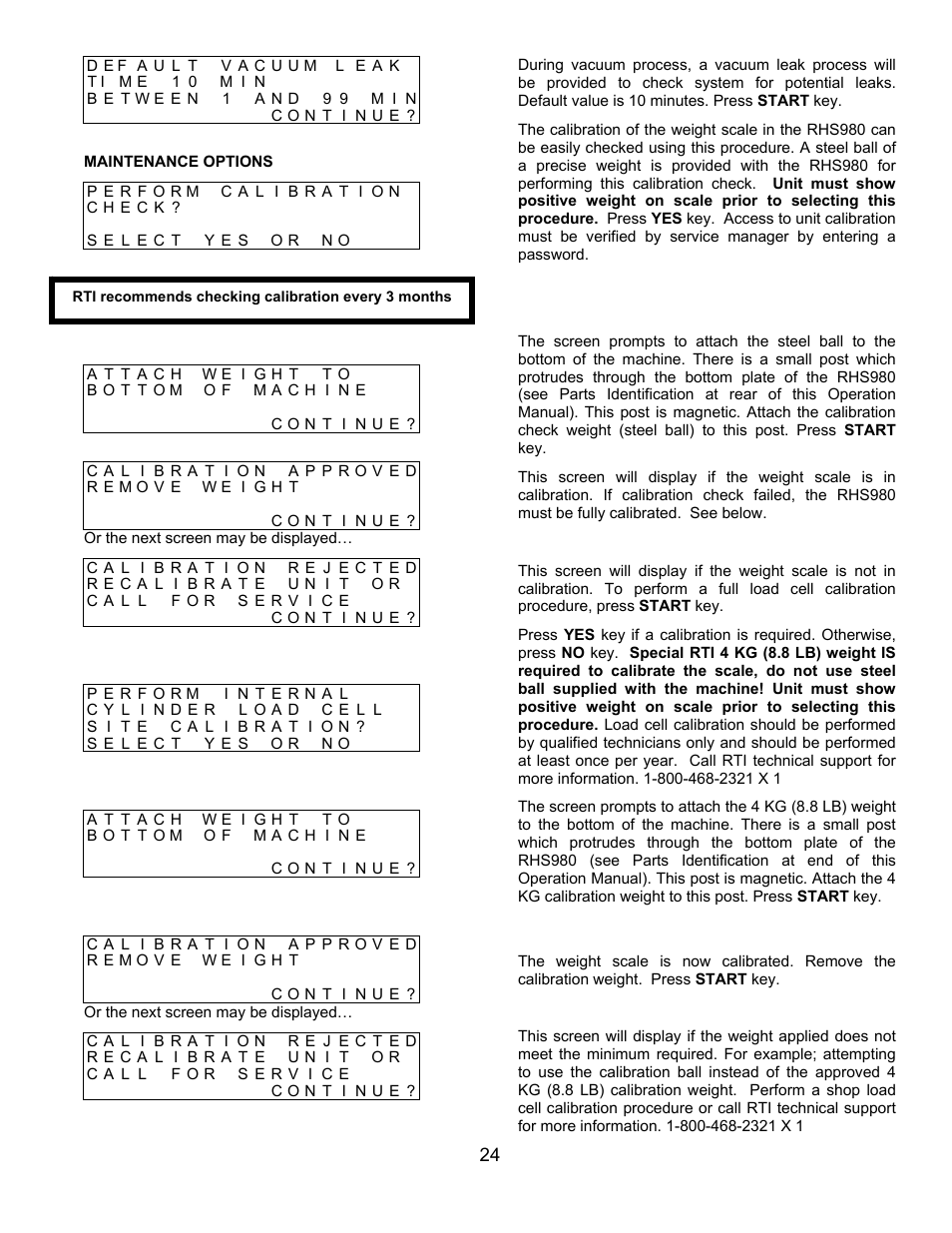 MAHLE RTI RHS980H User Manual | Page 25 / 41