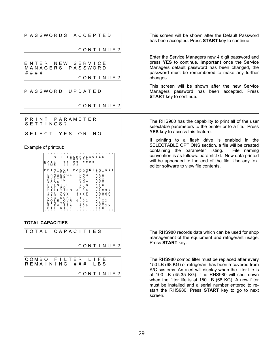 MAHLE RTI RHS980H User Manual | Page 30 / 41
