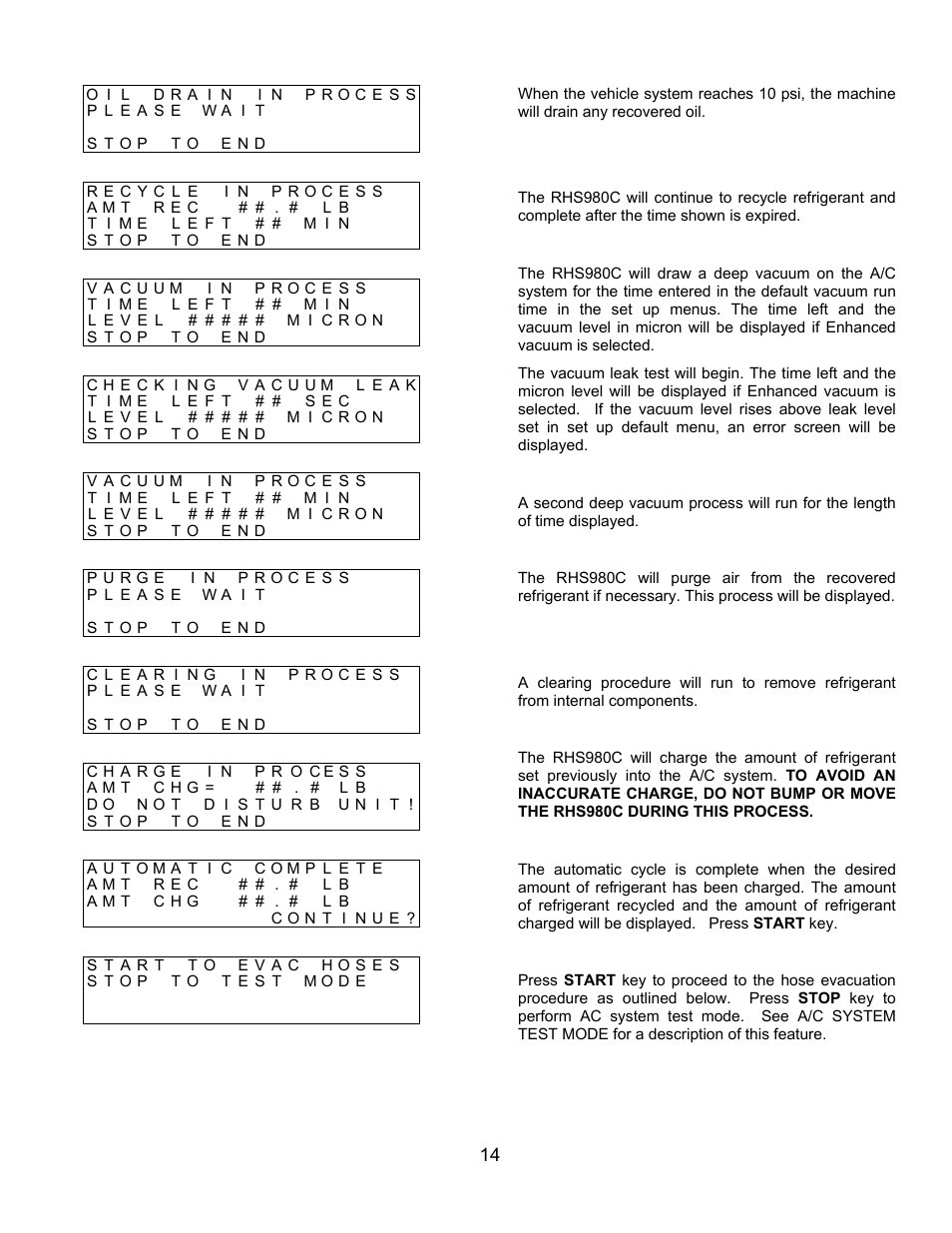 MAHLE RTI RHS980C User Manual | Page 15 / 45