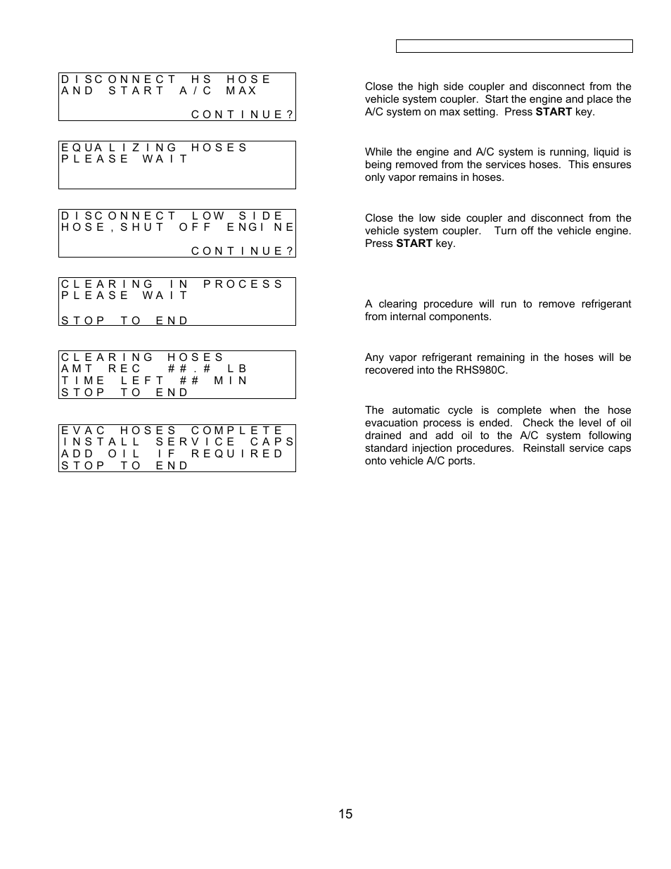 MAHLE RTI RHS980C User Manual | Page 16 / 45