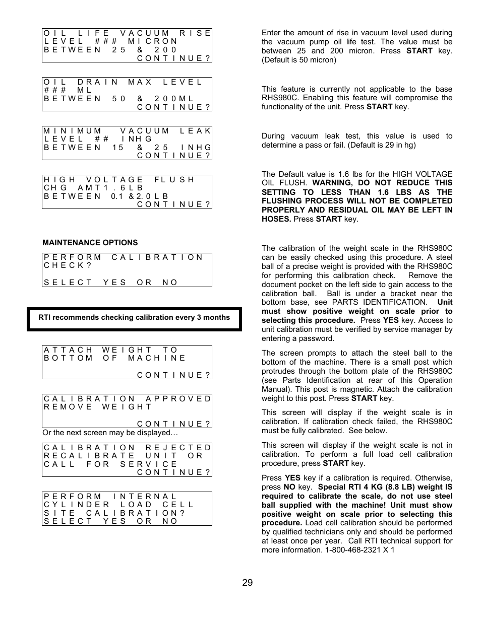 MAHLE RTI RHS980C User Manual | Page 30 / 45