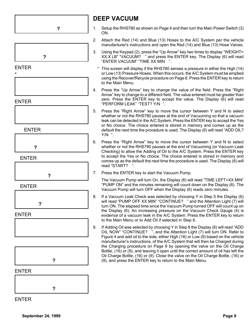MAHLE RTI RHS780 User Manual | Page 9 / 15