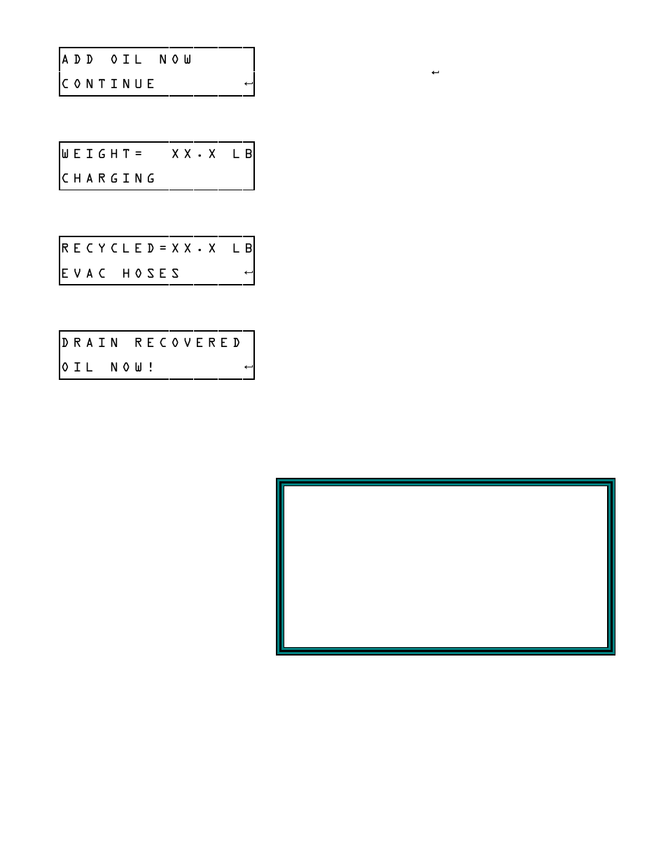 Warning, Automatic - continued | MAHLE RTI RHS730 (Rev A) User Manual | Page 13 / 20