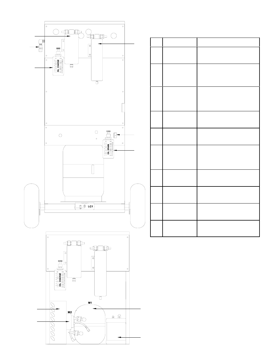 Parts identification - rear view, Rear view - cover off | MAHLE RTI RHS730E User Manual | Page 19 / 20