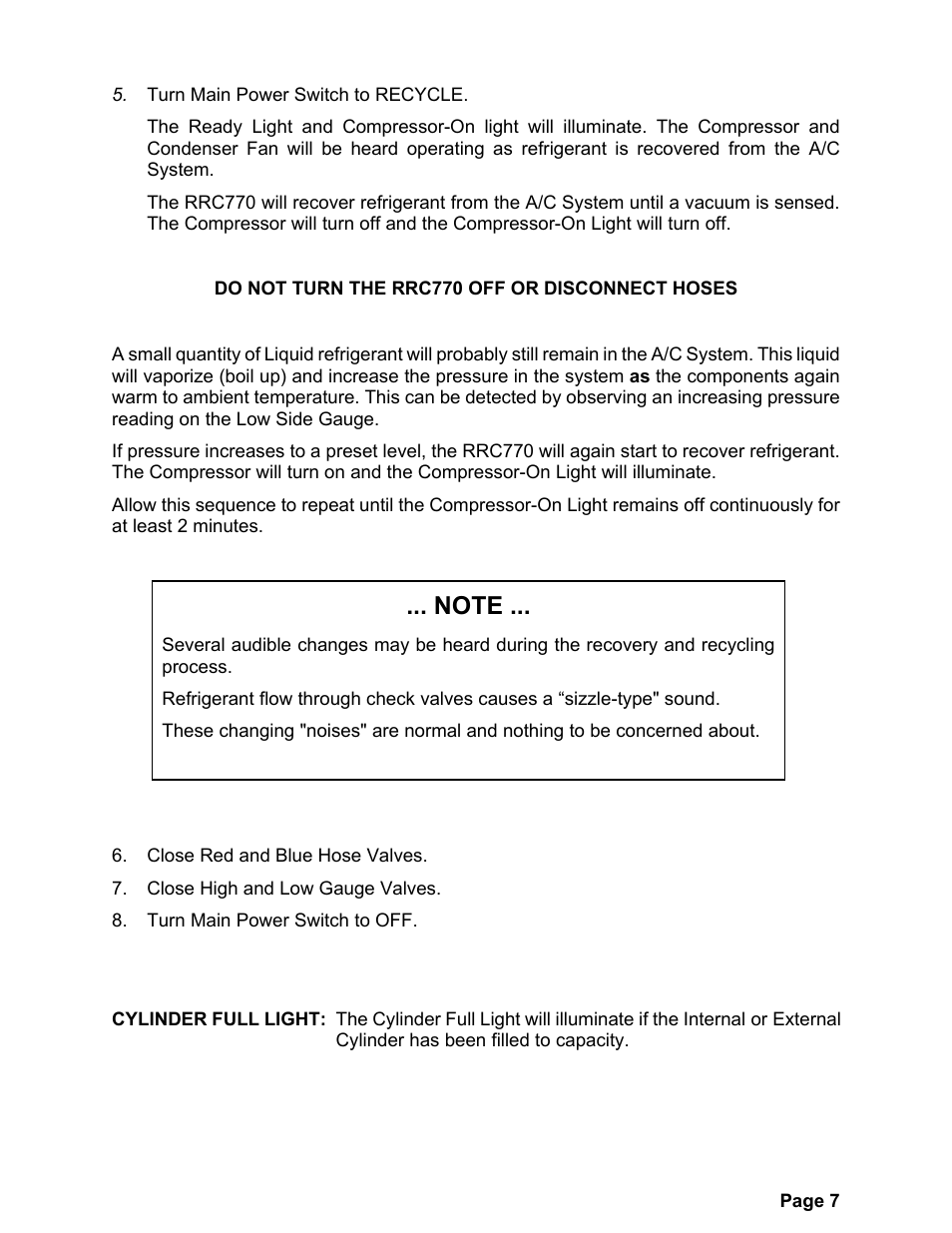 MAHLE RTI RRC770A User Manual | Page 10 / 21