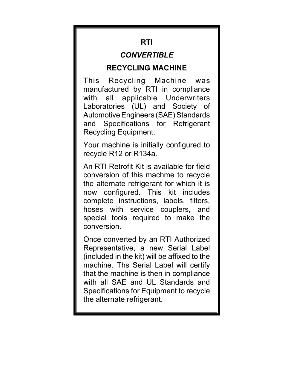 MAHLE RTI RRC770A User Manual | Page 2 / 21