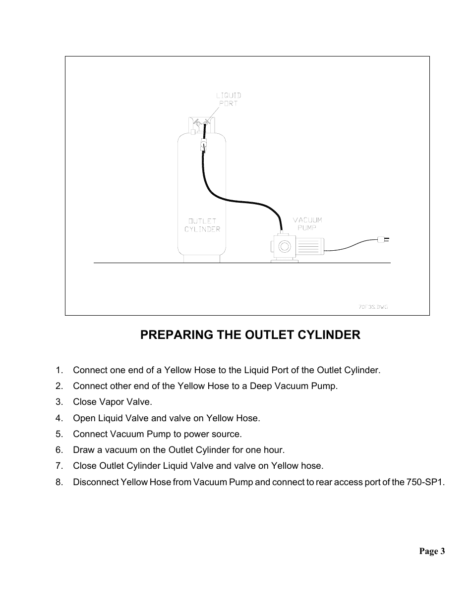 Preparing the outlet cylinder | MAHLE RTI RRC750-SP1 User Manual | Page 4 / 12