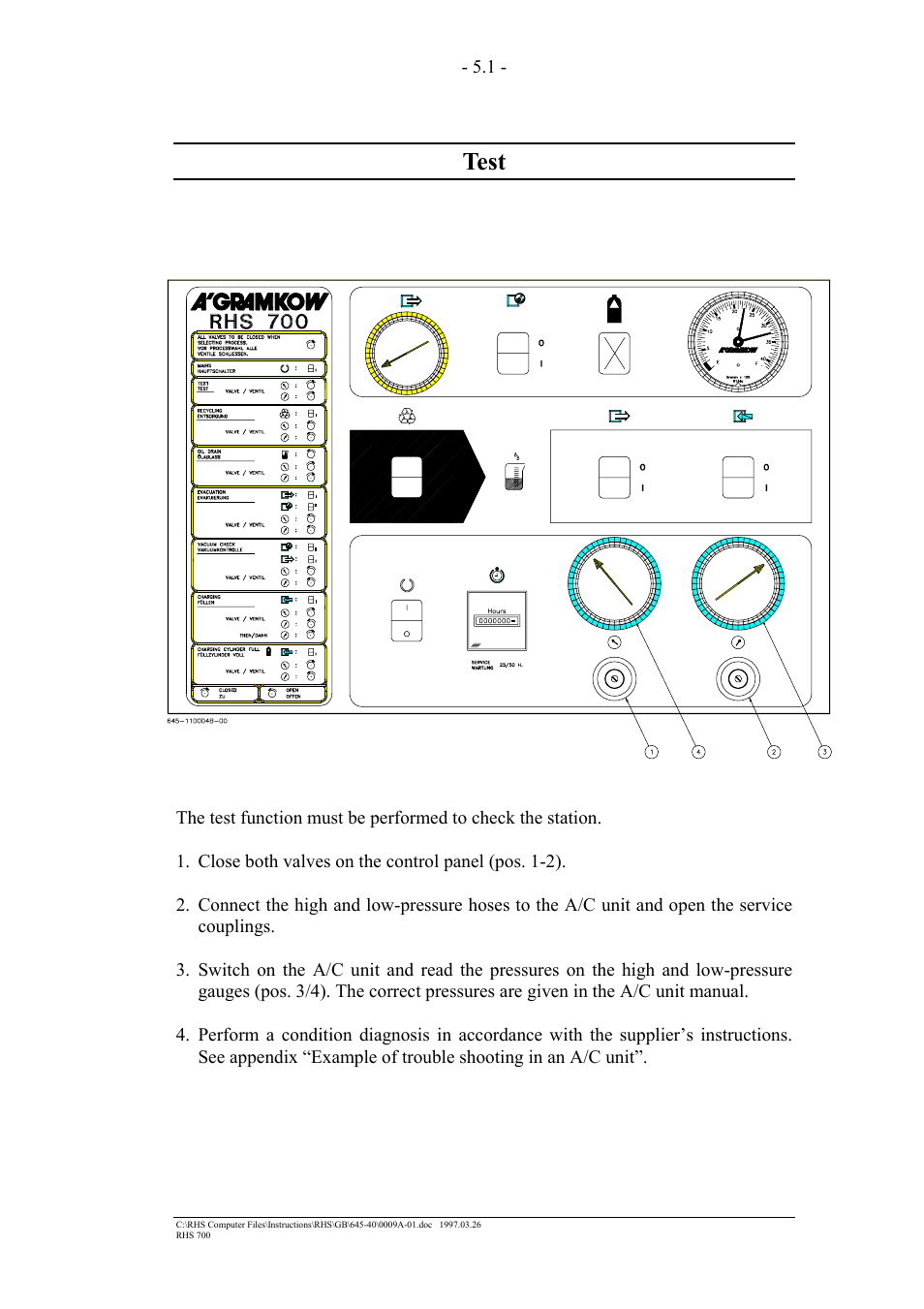 Test | MAHLE RTI RHS700 User Manual | Page 11 / 34