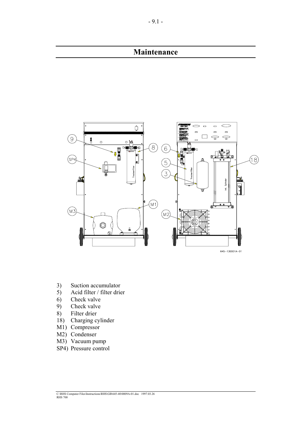 Maintenance | MAHLE RTI RHS700 User Manual | Page 16 / 34