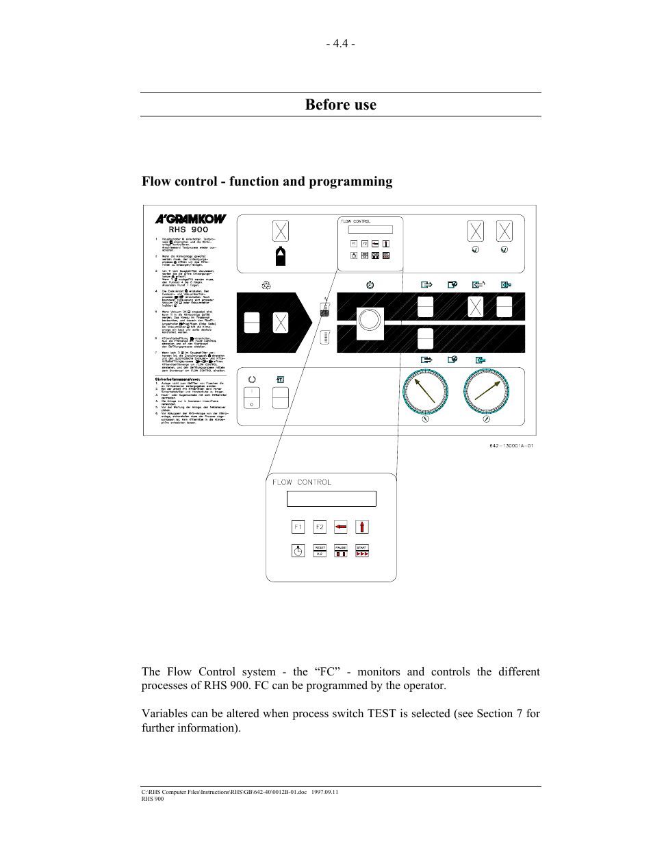 Before use | MAHLE RTI RHS900 User Manual | Page 13 / 50