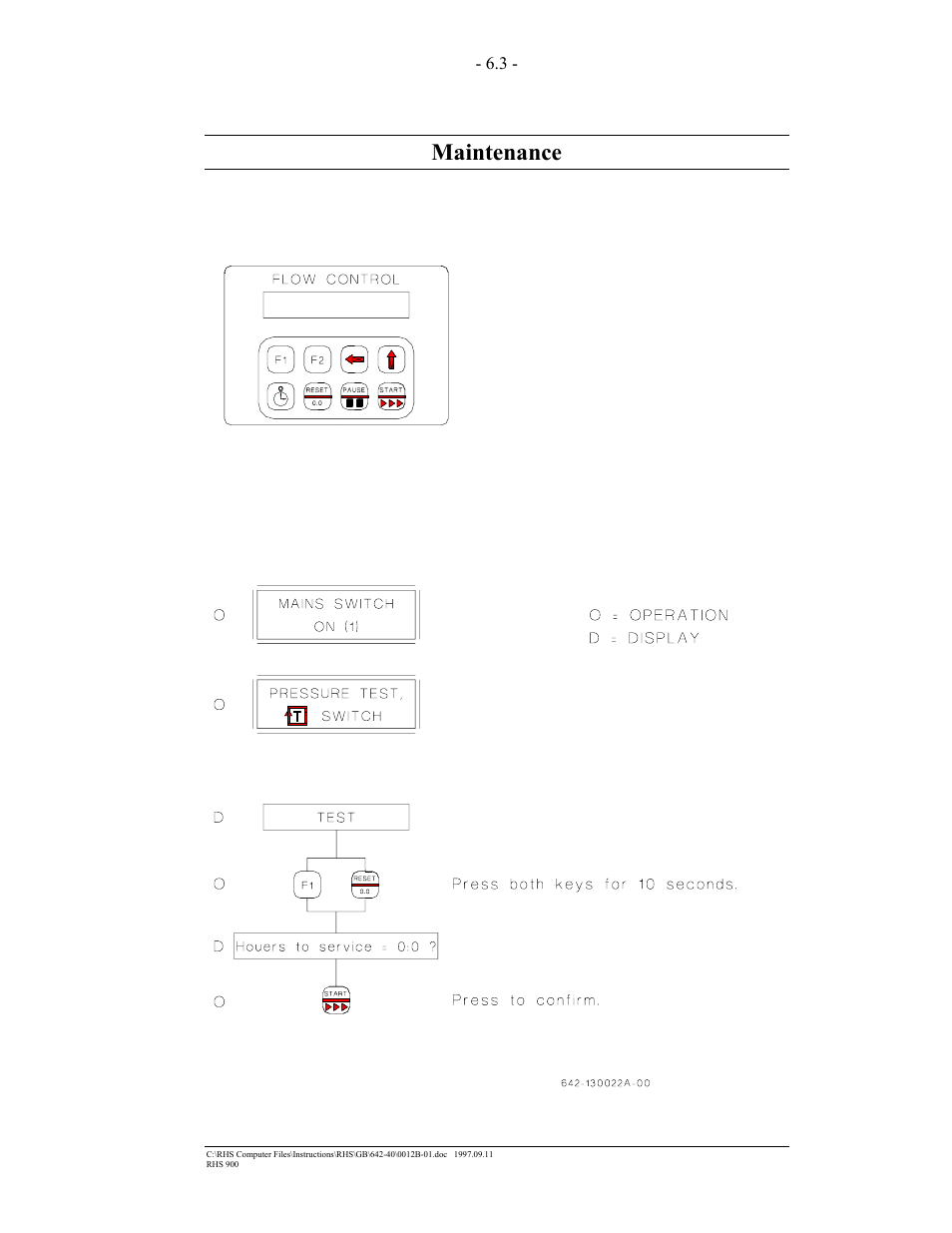 Maintenance | MAHLE RTI RHS900 User Manual | Page 26 / 50