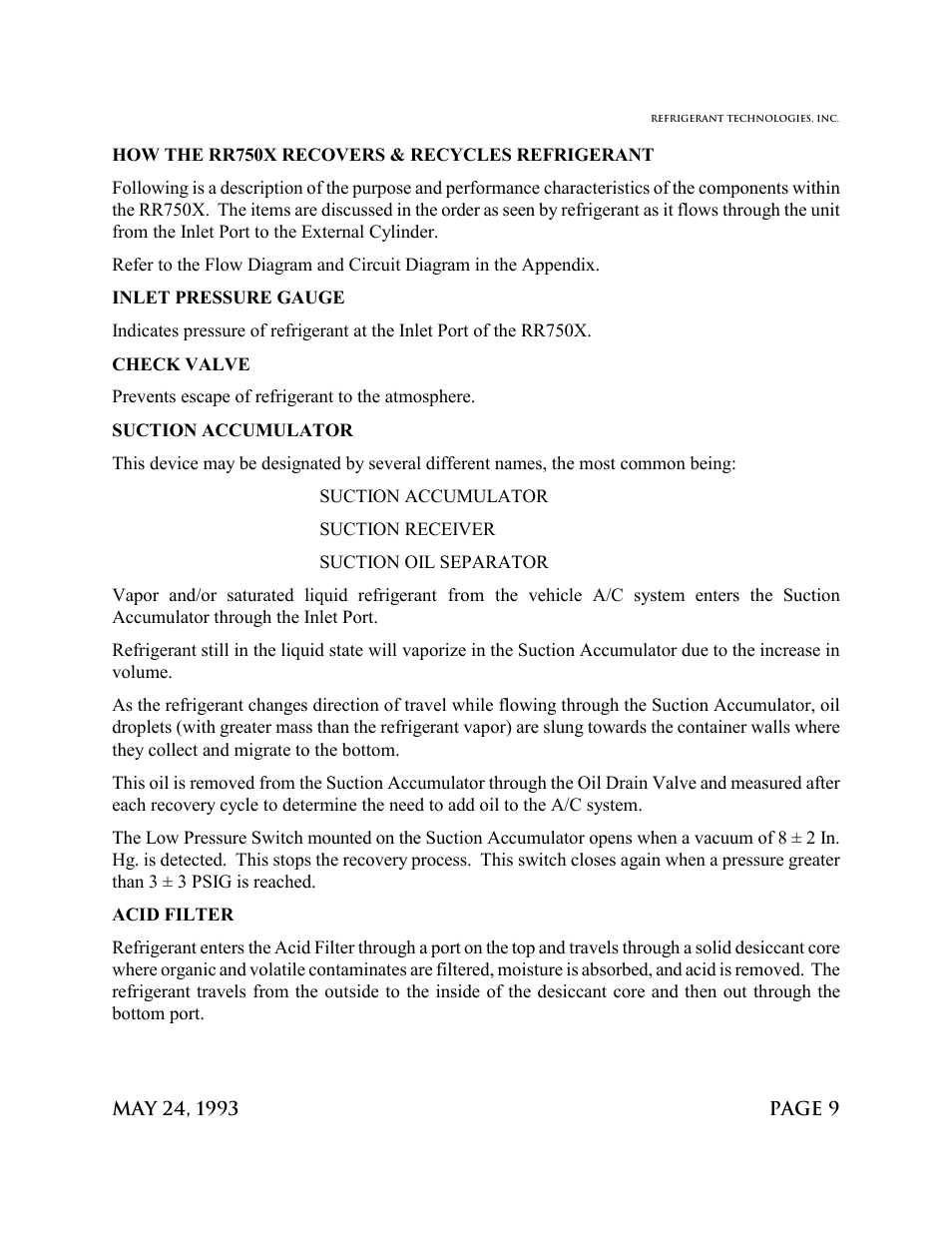 MAHLE RTI RRC750X User Manual | Page 10 / 18