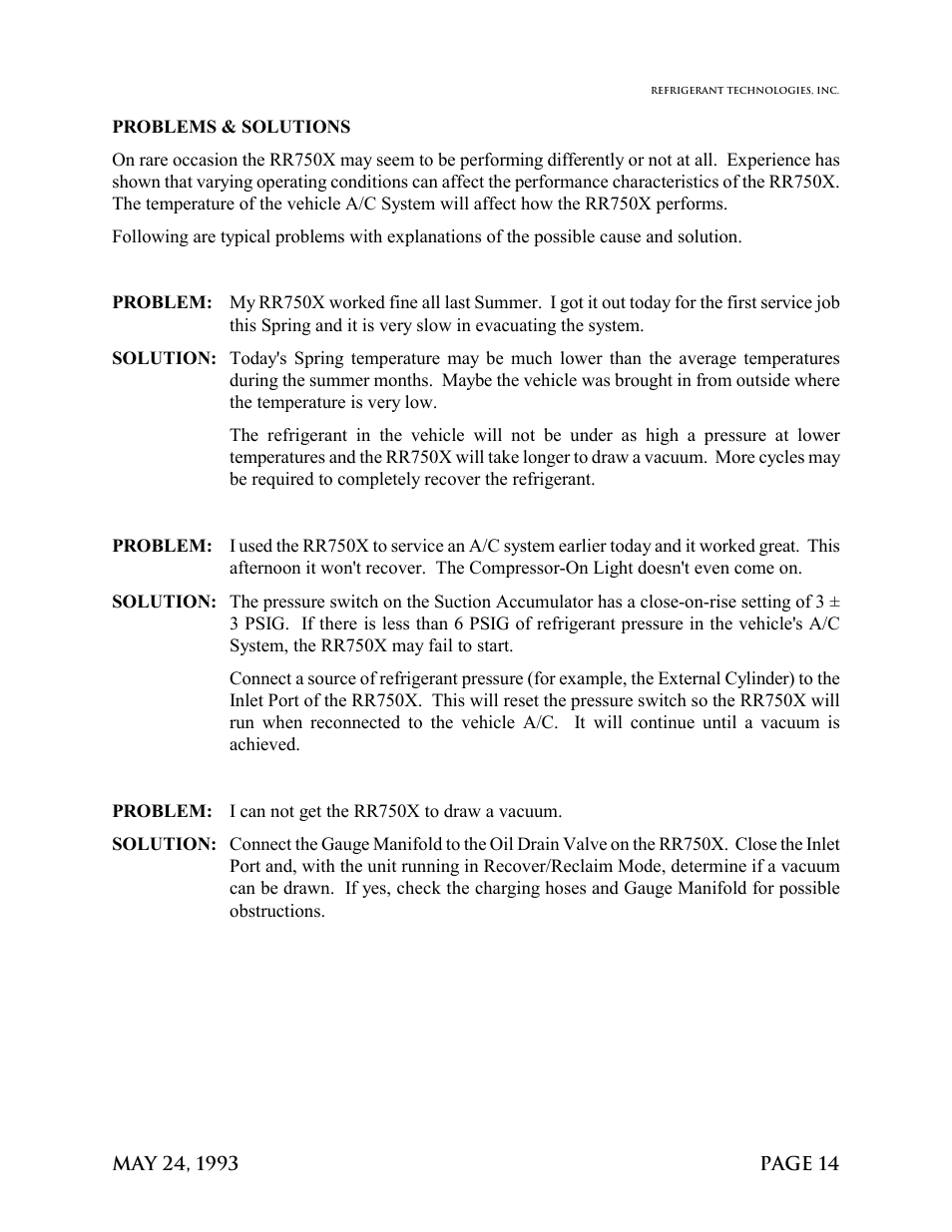 MAHLE RTI RRC750X User Manual | Page 15 / 18