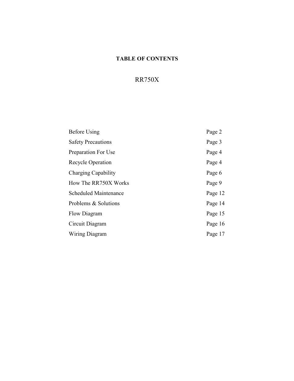 MAHLE RTI RRC750X User Manual | Page 2 / 18