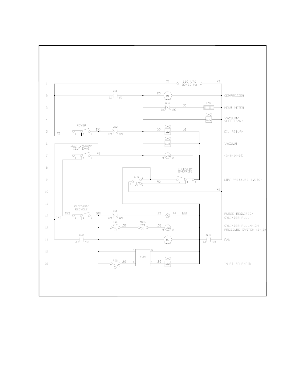 Schematic diagram, Page 11 | MAHLE RTI TC670RR User Manual | Page 12 / 13