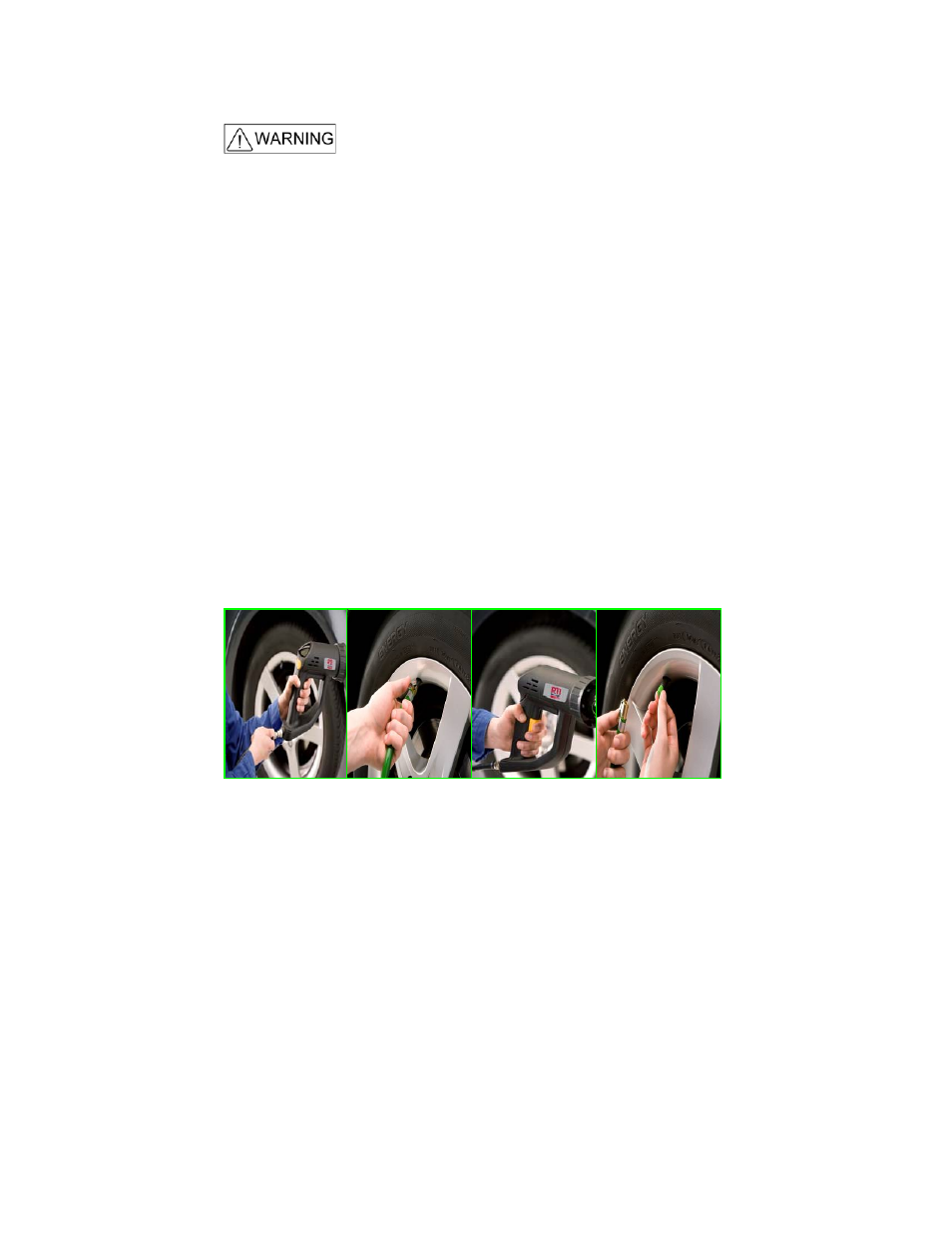 Inflating tires | MAHLE RTI NTO-200 (REV A) User Manual | Page 9 / 16