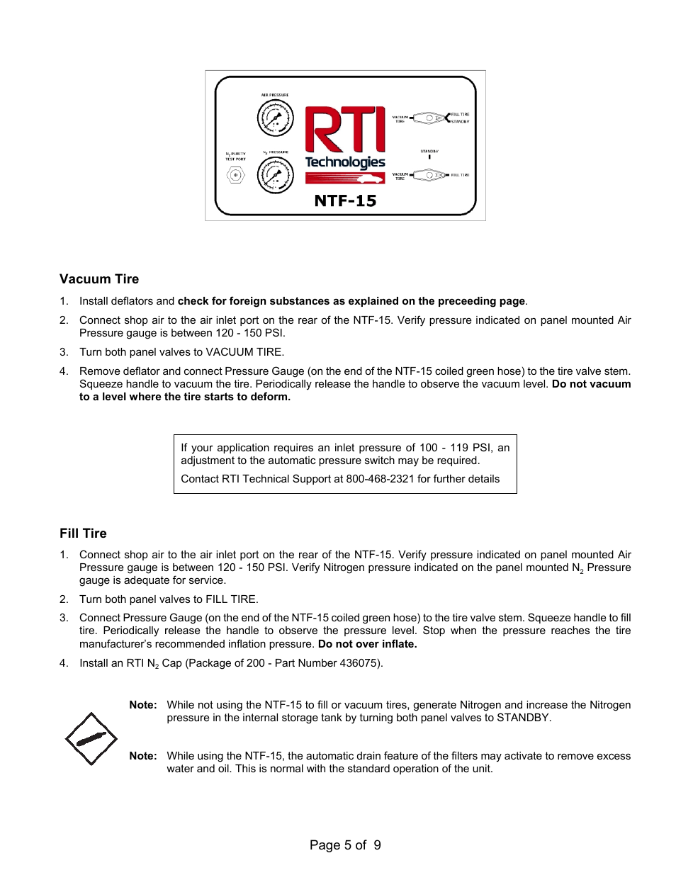 MAHLE RTI NTF-15 User Manual | Page 7 / 11