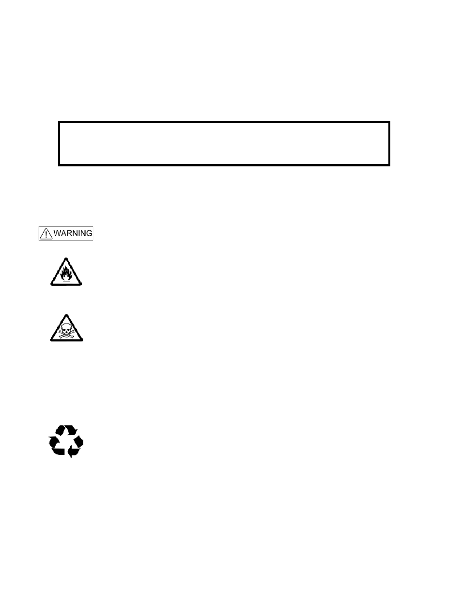 Warning, Ensure there is sufficient ventilation | MAHLE RTI NTF-515 (Rev A) User Manual | Page 6 / 14