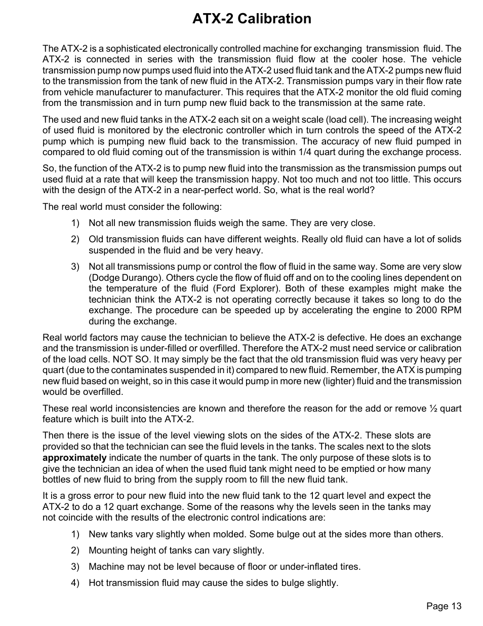 Atx-2 calibration | MAHLE RTI ATX-2PS (Rev D) User Manual | Page 14 / 17