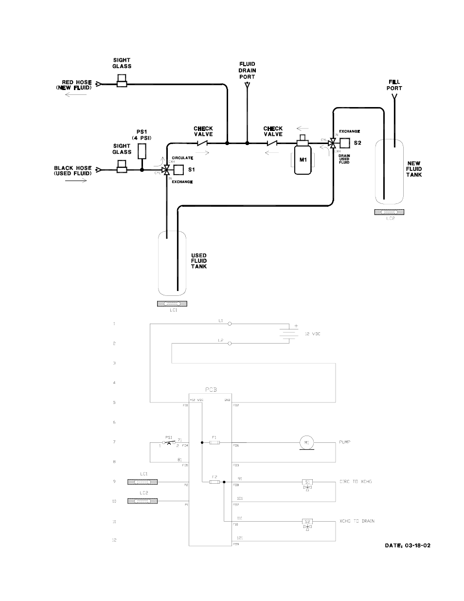 Flow & wiring diagram | MAHLE RTI ATX-2PS User Manual | Page 15 / 15