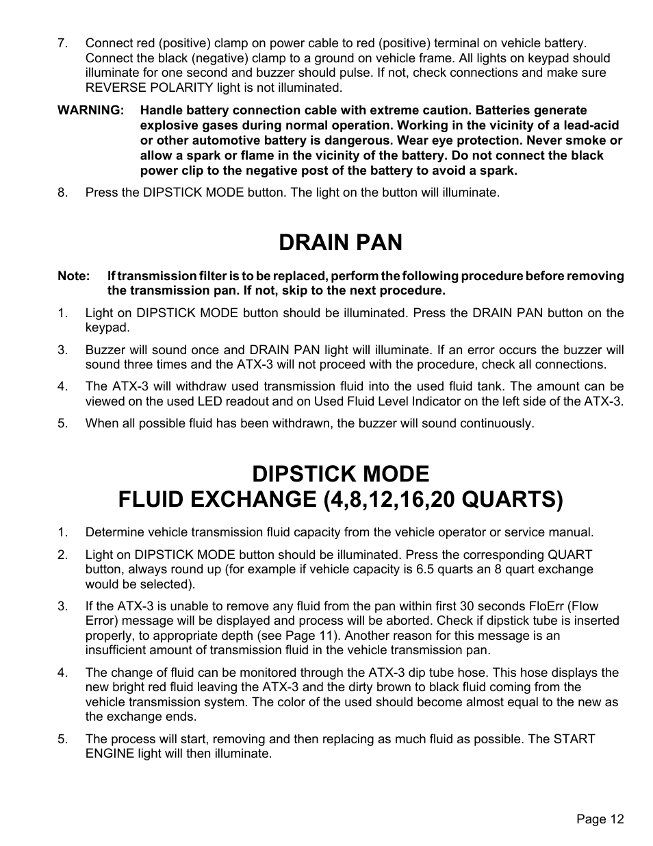 Drain pan | MAHLE RTI ATX-3 User Manual | Page 13 / 22