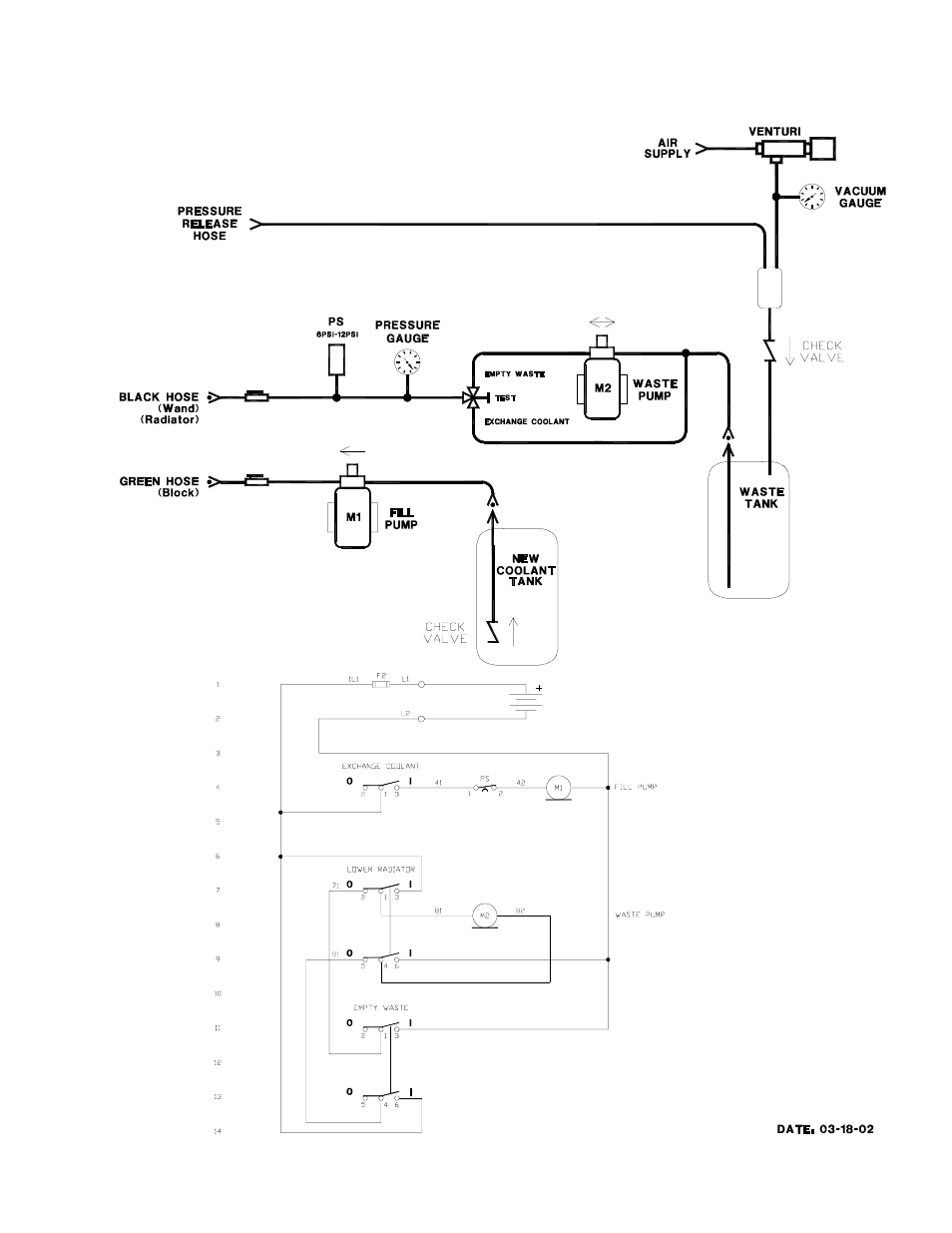 Flow & wiring diagram | MAHLE RTI MCX-2 (Rev B) User Manual | Page 20 / 20
