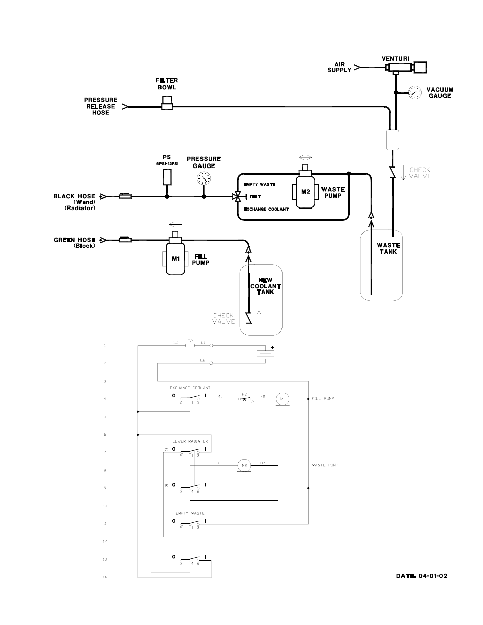 Flow & wiring diagram | MAHLE RTI MCX-2 (Rev C) User Manual | Page 20 / 20