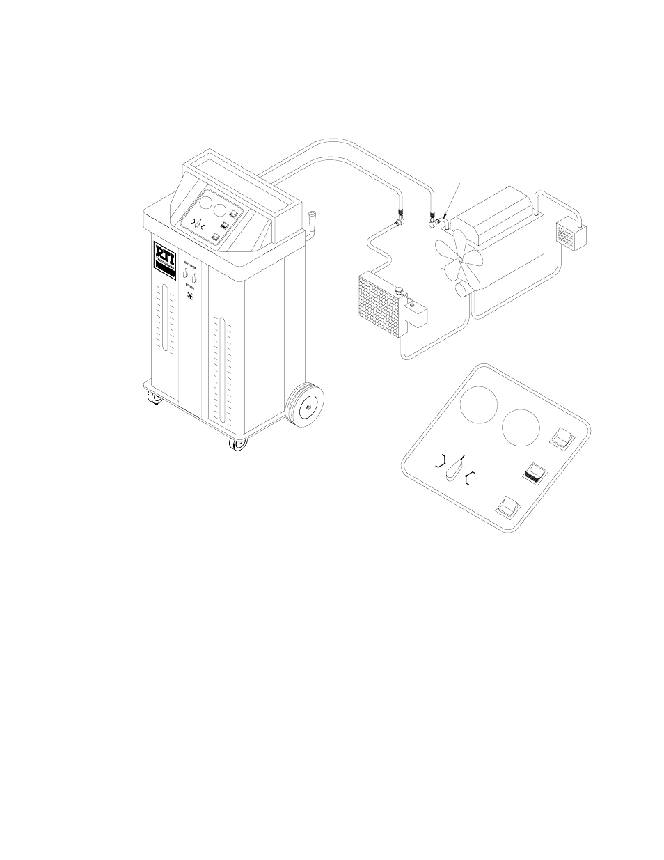 Test coolant system for leaks, Page 12, Of f | MAHLE RTI MCX-2F (Rev A) User Manual | Page 13 / 21
