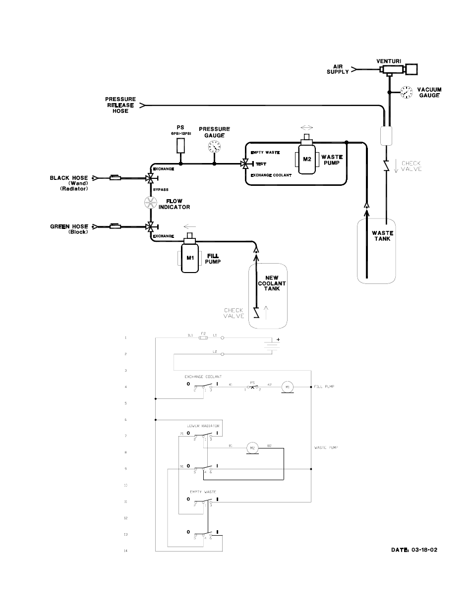 Flow & wiring diagram | MAHLE RTI MCX-2F (Rev A) User Manual | Page 21 / 21