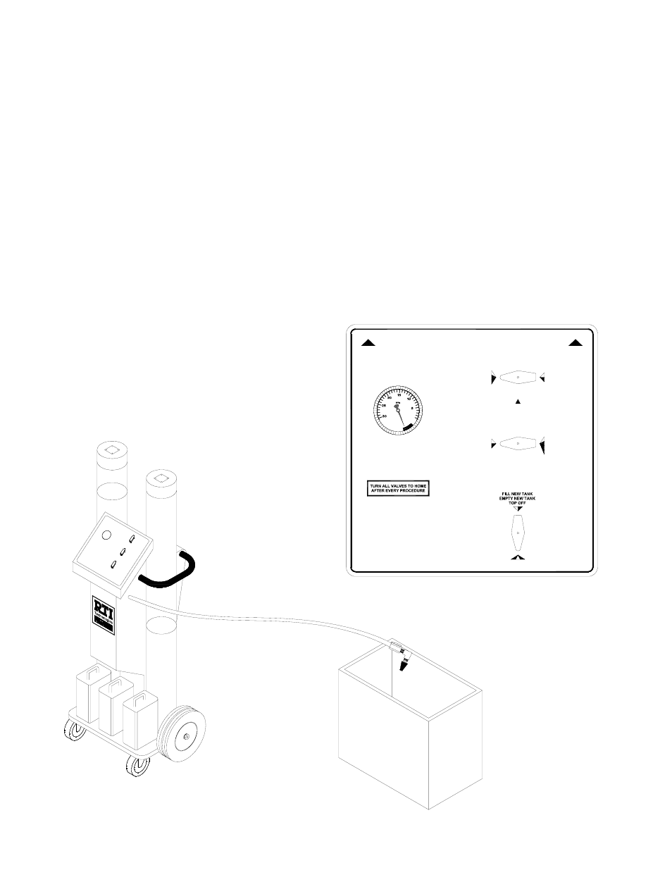 Vcx-1, Empty waste tank, Page 11 | MAHLE RTI VCX-1 User Manual | Page 12 / 16
