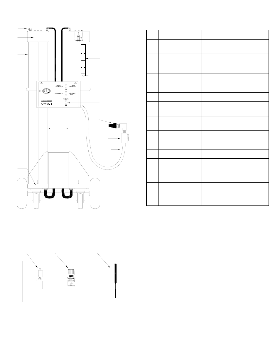 Parts identification | MAHLE RTI VCX-1 User Manual | Page 15 / 16