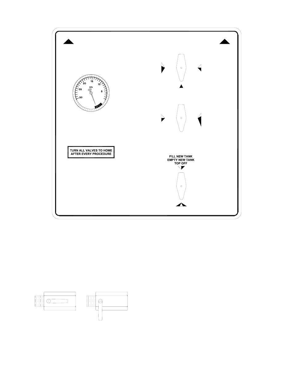 Vcx-1, Home position, Cone adapter valve | Valve open valve closed | MAHLE RTI VCX-1 User Manual | Page 5 / 16