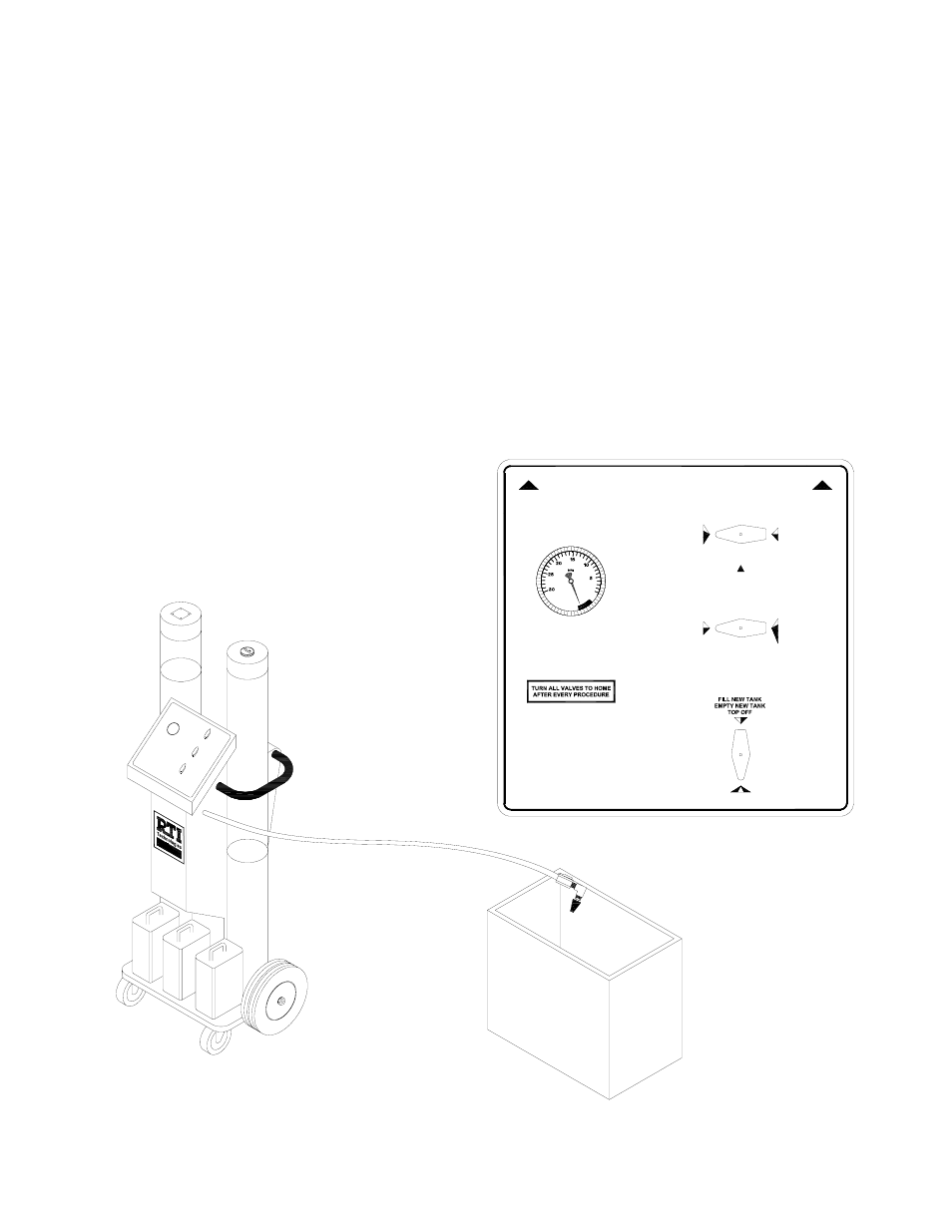Vcx-1, Empty waste tank, Page 12 | MAHLE RTI VCX-1 User Manual | Page 13 / 17