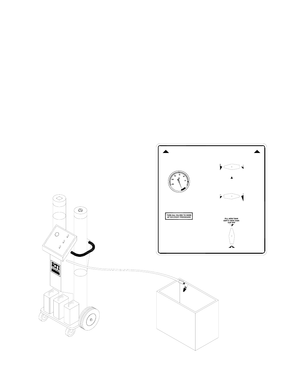 Vcx-1, Empty new tank, Page 13 | MAHLE RTI VCX-1 User Manual | Page 14 / 17