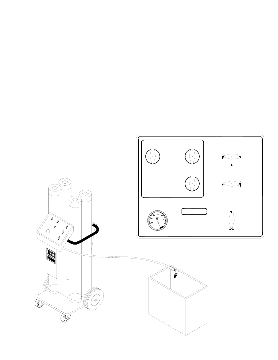 Vcx- 4, Empty waste tank, Page 11 | MAHLE RTI VCX-4 User Manual | Page 12 / 17