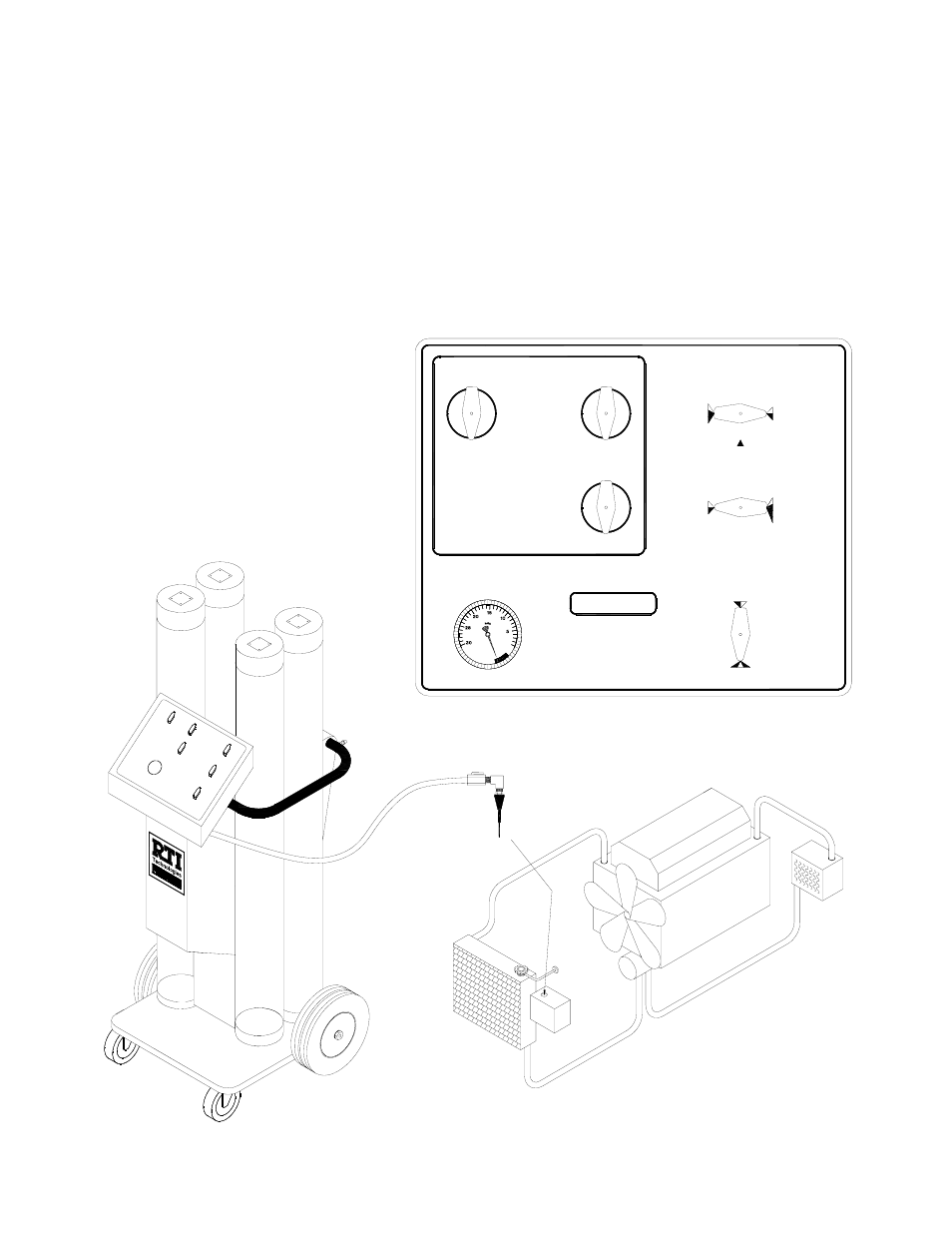 Vcx- 4, Empty radiator, Page 6 | Waste new new 3 new 1 2 | MAHLE RTI VCX-4 User Manual | Page 7 / 17