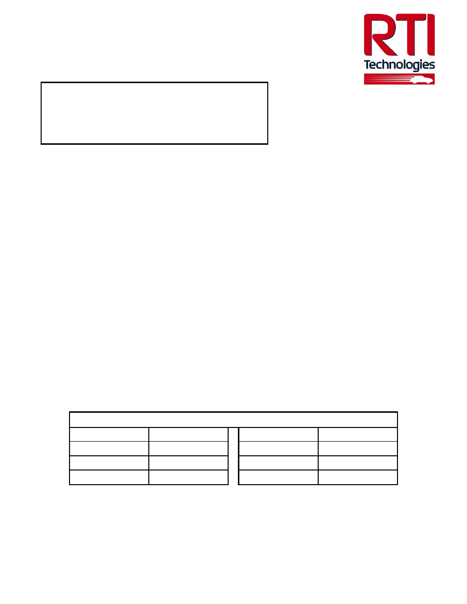 MAHLE RTI PSX-3 User Manual | 1 page