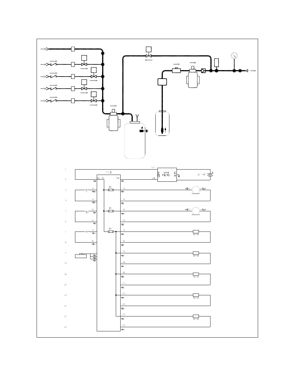 Flow diagram & electrical schematic, Page 10 | MAHLE RTI BFX-2 User Manual | Page 11 / 13