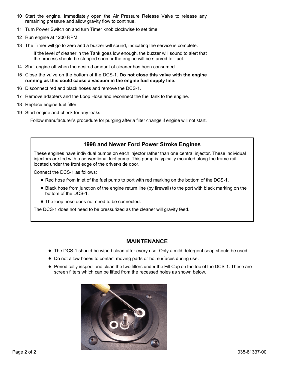 MAHLE RTI DCS-1 User Manual | Page 2 / 2