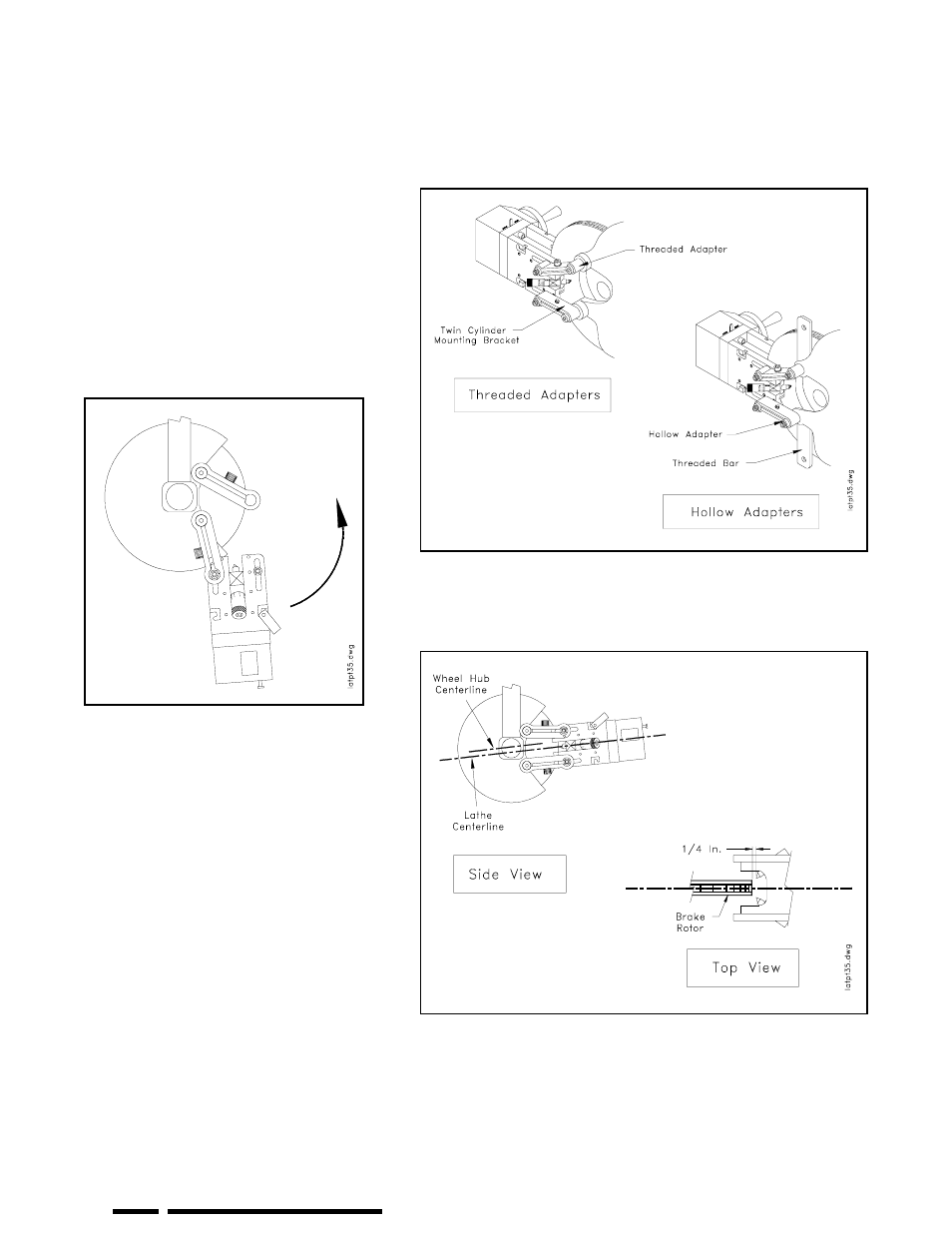 Mounting the lathe | MAHLE RTI BRC35 User Manual | Page 12 / 19