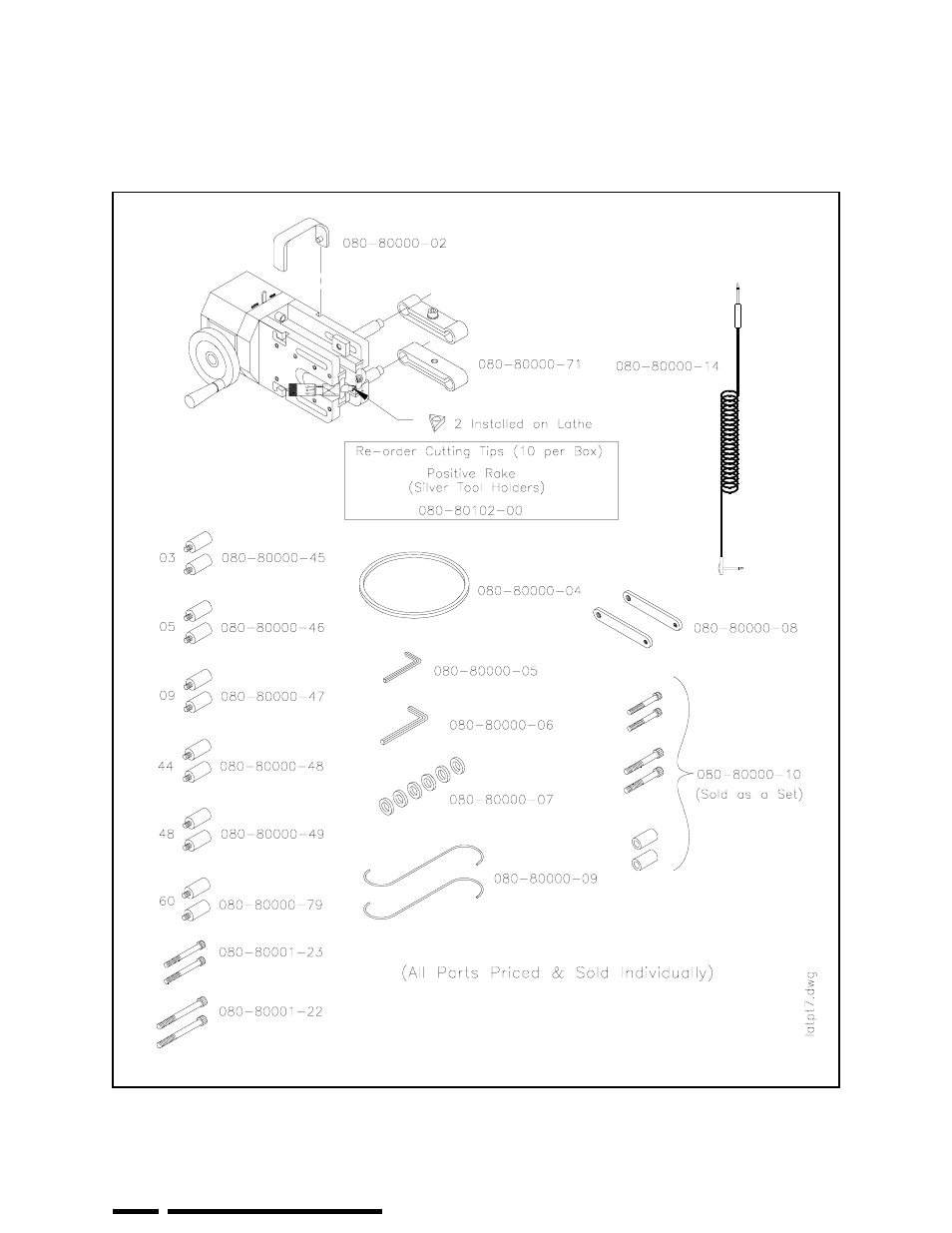 Lathe & accessories, Brc 35 | MAHLE RTI BRC35 User Manual | Page 6 / 19