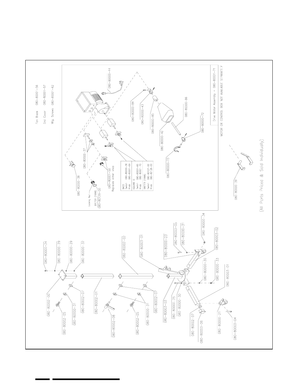 Drive stand & motor, Brc 35 | MAHLE RTI BRC35 User Manual | Page 8 / 19