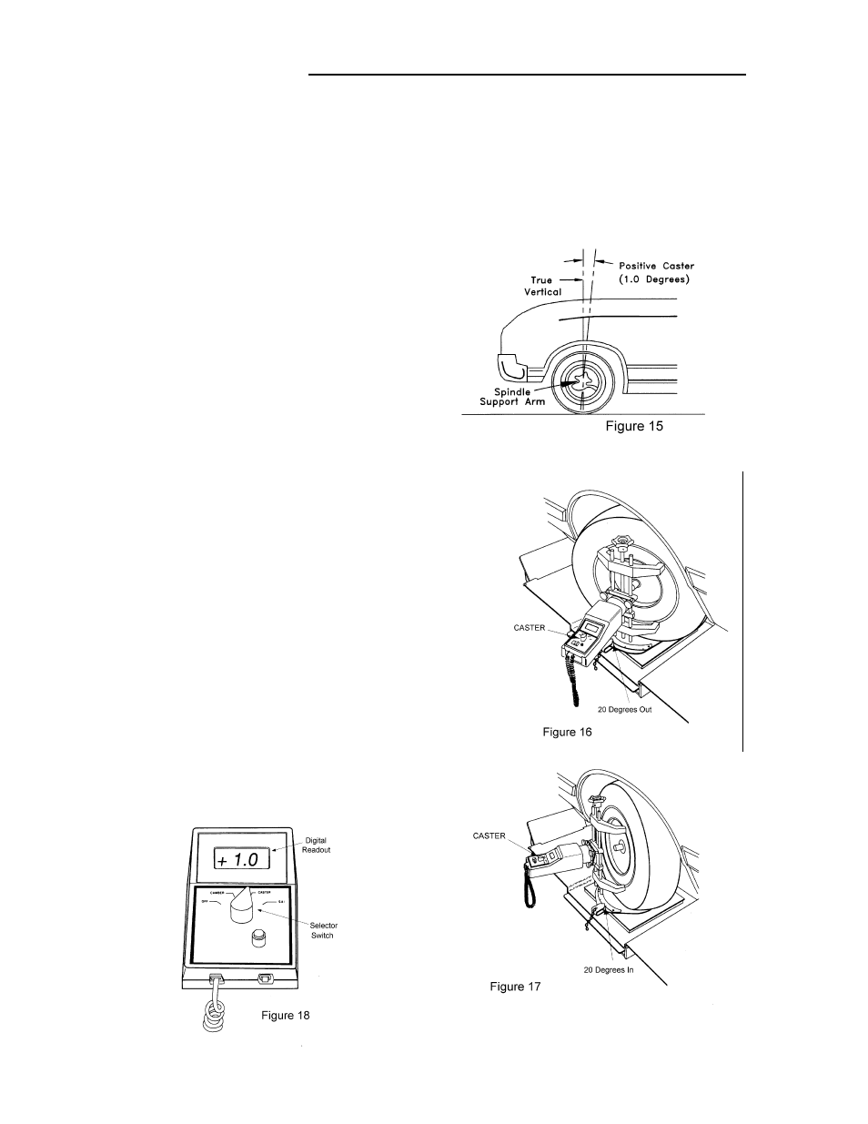 Caster reading | MAHLE RTI Laser 4 User Manual | Page 18 / 29