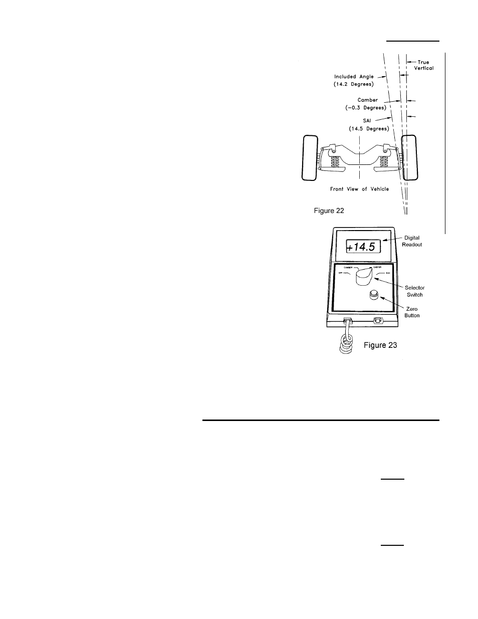 Steering axis inclination (sai) reading, Included angle | MAHLE RTI Laser 4 User Manual | Page 19 / 29